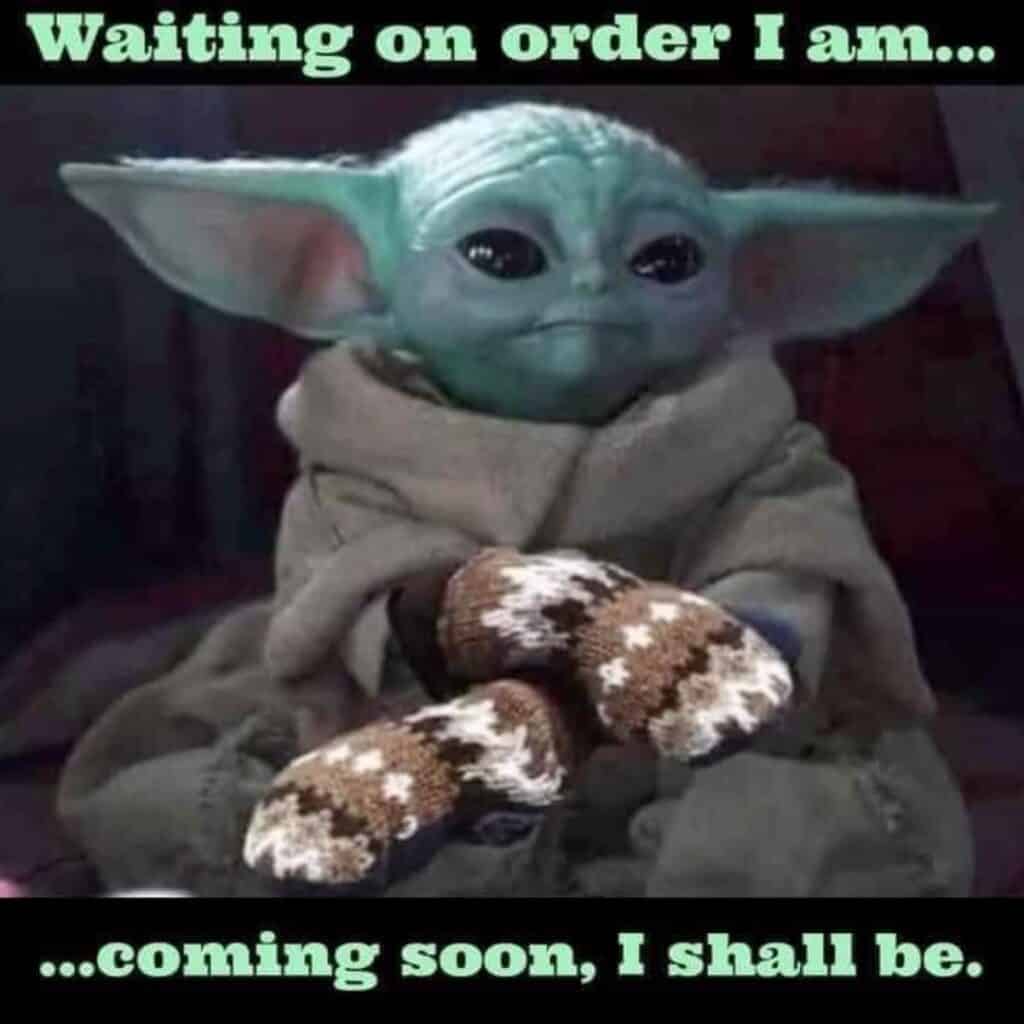 Grubhub meme baby yoda