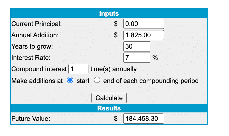 $30 a day retirement strategy