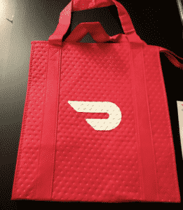 DoorDash delivery bag