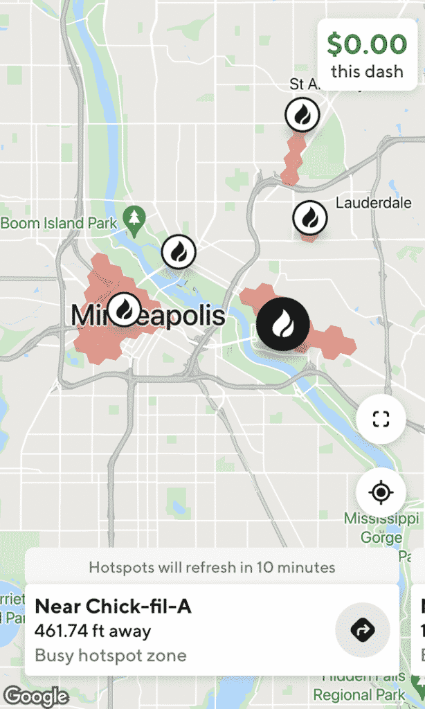 doordash hotspots