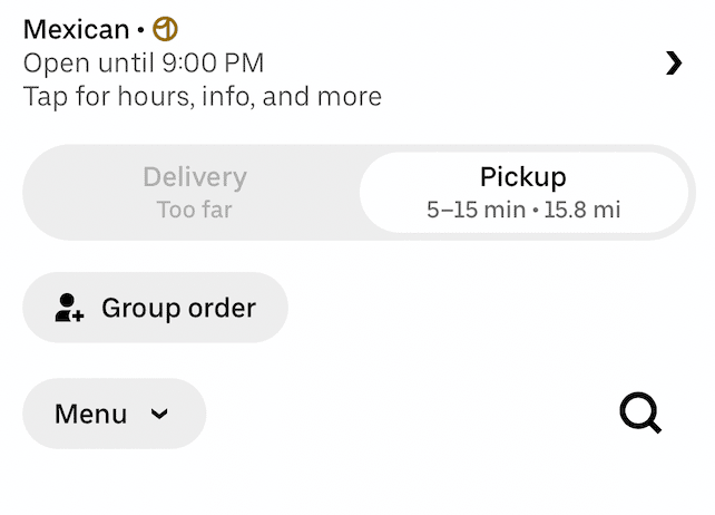 Uber Eats now lets you order from two nearby stores at the same