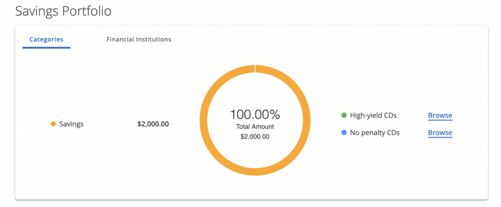 Raisin review - This image is snapshot of my current Raisin account.