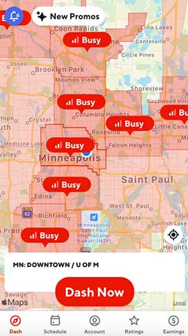 Doordash Delivery Zones