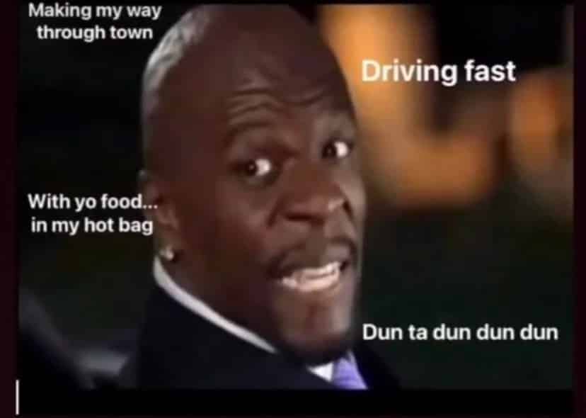 Uber Eats meme white chicks