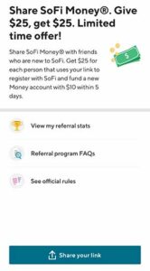 sofi money referral