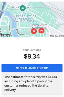 uber eats tips